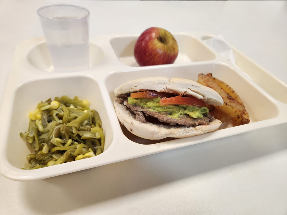 Bandeja de servicio de alimentación escolar